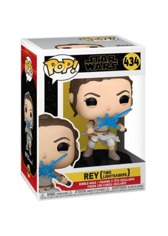 Funko Pop | Rey (Two Lightsabers) - Star Wars #434 [NIP] | The Nerd Merchant