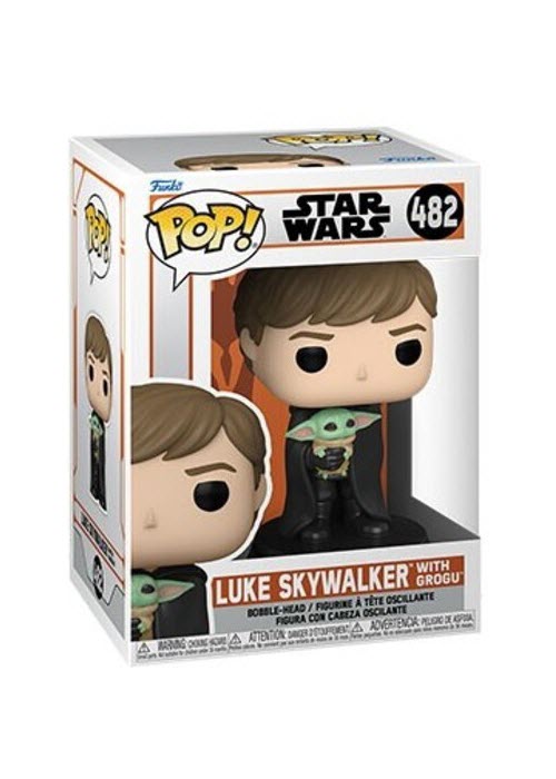 Funko Pop | Luke Skywalker with Grogu- Star Wars #482 [NIP] | The Nerd Merchant