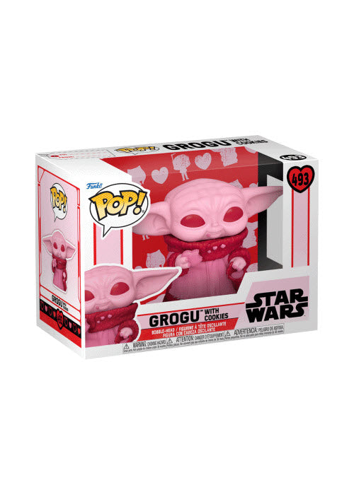 Funko Pop | Grogu with Cookies (Valentine) - Star Wars #493 [NIP] | The Nerd Merchant