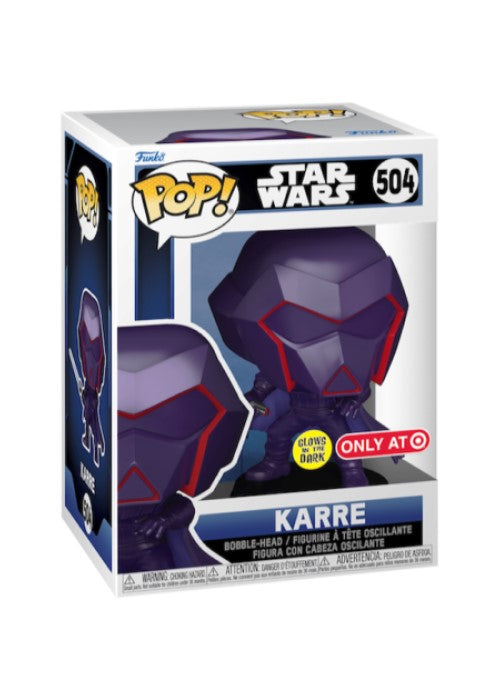 Funko Pop | Karre (Glows) [Target] - Star Wars #504 [EUC] | The Nerd Merchant