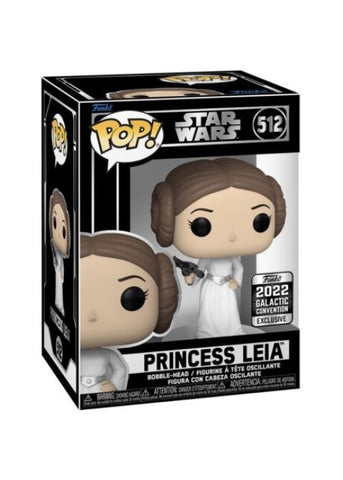 Funko Pop | Princess Leia [Galactic Convention] - Star Wars #512 [EUC] | The Nerd Merchant