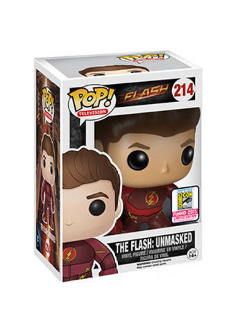 Funko Pop | The Flash: Unmasked [SDCC] - The Flash #214 [EUC] | The Nerd Merchant