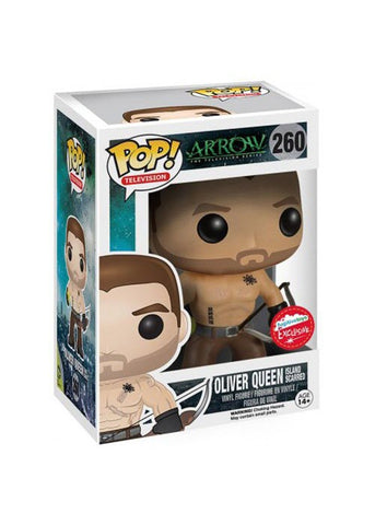 Funko Pop | Oliver Queen Island Scarred [Fugitive] - Arrow #260 [EUC] | The Nerd Merchant