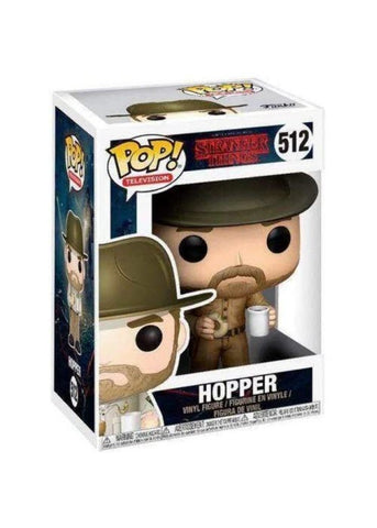 Funko Pop | Hopper - Stranger Things #512 [EUC] | The Nerd Merchant