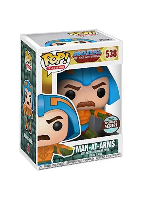 Funko Pop | Man-At-Arms [Specialty Series] - Masters of the Universe #538 [EUC] | The Nerd Merchant