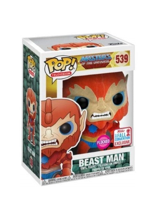 Funko Pop | Beast Man (Flocked) [Fall 2017] - Masters of the Universe #539 [EUC] | The Nerd Merchant