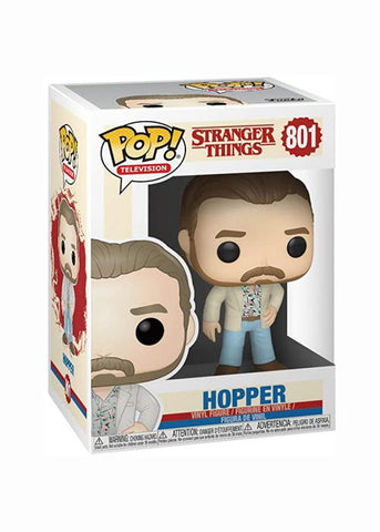 Funko Pop | Hopper - Stranger Things #801 [EUC] | The Nerd Merchant