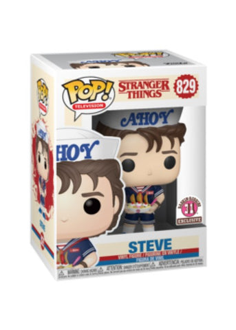 Funko Pop | Steve [Baskin Robins] - Stranger Things #829 [EUC] | The Nerd Merchant