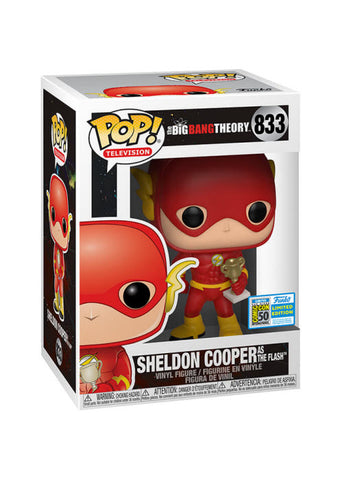 Funko Pop | Sheldon Cooper as The Flash [Summer Con] - The Big Bang Theory  #833 [EUC] | The Nerd Merchant