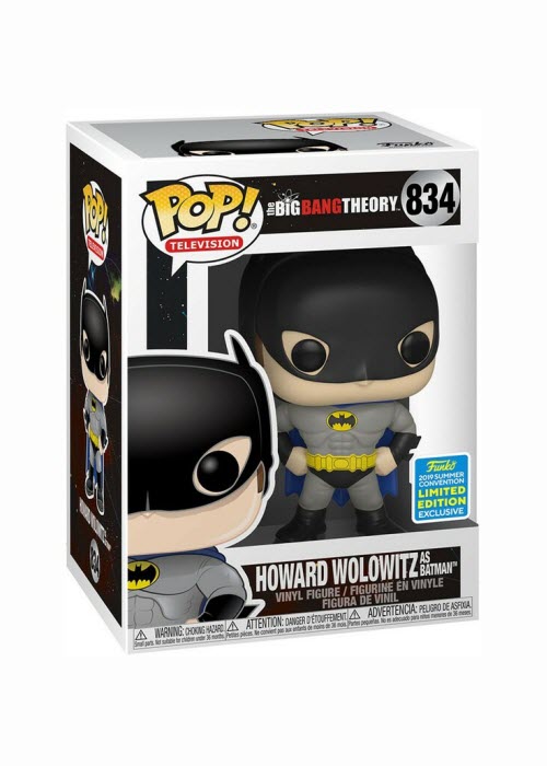 Funko Pop | Howard Wolowitz as Batman [Summer Con] - The Big Bang Theory  #834 [EUC] | The Nerd Merchant