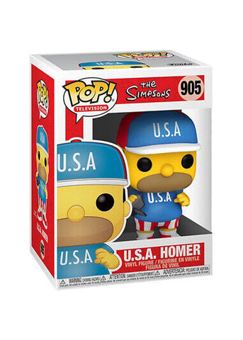 Funko Pop | U.S.A. Homer - The Simpsons  #905 [NIP] | The Nerd Merchant