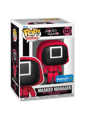 Funko Pop | Masked Manager [Walmart] - Squid Game - #1231 - [EUC] | The Nerd Merchant