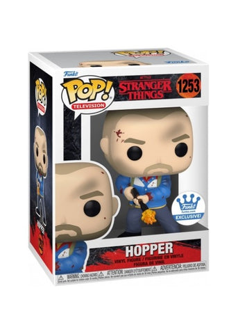 Funko Pop | Hopper [Funko] - Stranger Things #1253 [EUC] | The Nerd Merchant