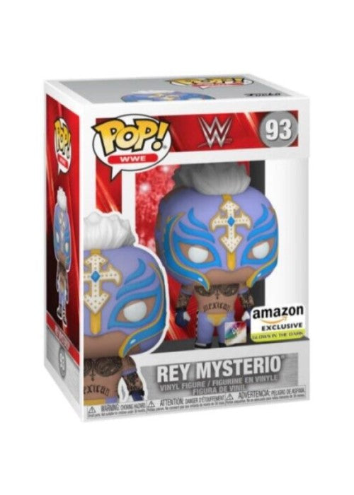 Funko Pop | Rey Mysterio (Glow in the Dark) [Amazon] - WWE #93 [EUC] | The Nerd Merchant