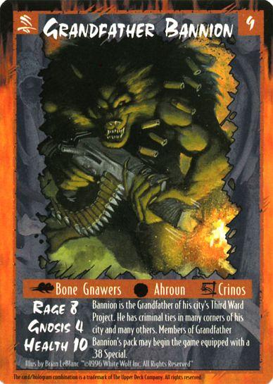 Rage CCG |Grandfather Bannion - Legacy of the Tribes | The Nerd Merchant