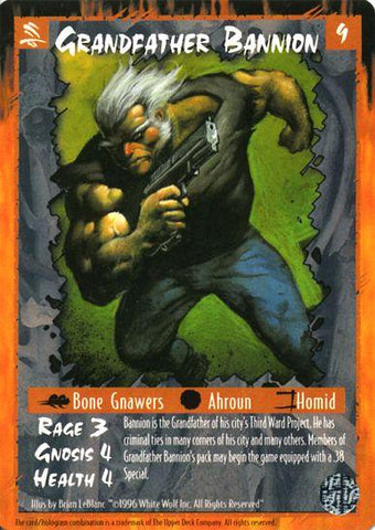 Rage CCG |Grandfather Bannion - Legacy of the Tribes | The Nerd Merchant