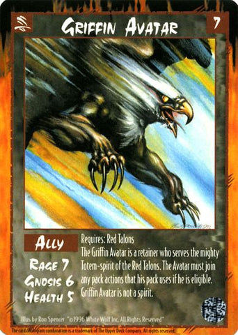 Rage CCG |Griffin Avatar - Legacy of the Tribes | The Nerd Merchant