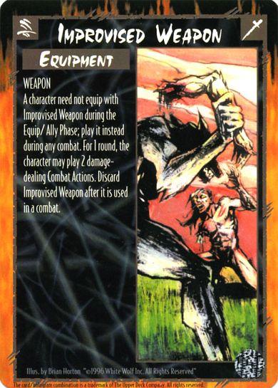 Rage CCG |Improvised Weapon - Legacy of the Tribes | The Nerd Merchant