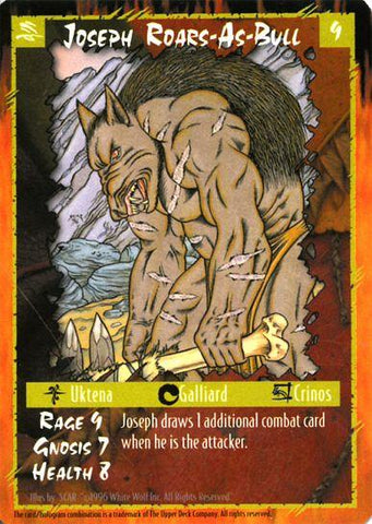 Rage CCG |Joseph Roars-as-Bull - Legacy of the Tribes | The Nerd Merchant