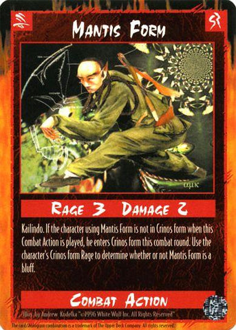 Rage CCG |Mantis Form - Legacy of the Tribes | The Nerd Merchant