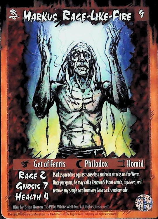 Rage CCG |Markus Rage-Like-Fire - Legacy of the Tribes | The Nerd Merchant