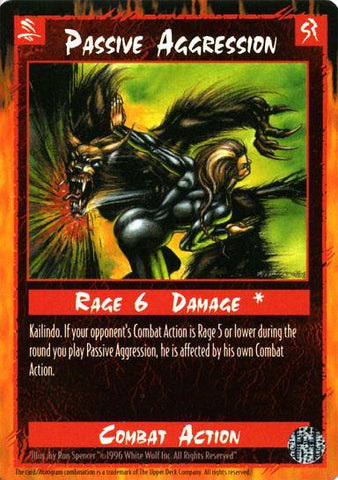 Rage CCG |Passive Aggression - Legacy of the Tribes | The Nerd Merchant