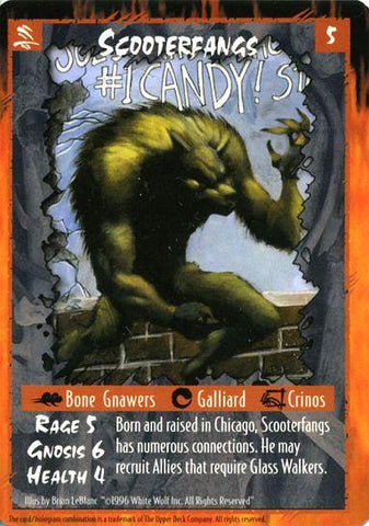 Rage CCG |Scooterfangs - Legacy of the Tribes | The Nerd Merchant