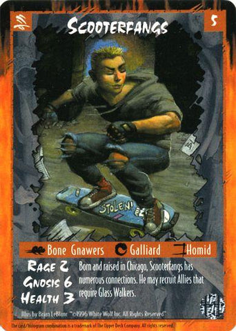 Rage CCG |Scooterfangs - Legacy of the Tribes | The Nerd Merchant