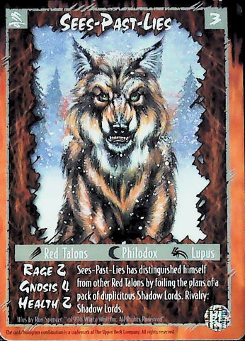 Rage CCG |Sees-Past-Lies - Legacy of the Tribes | The Nerd Merchant