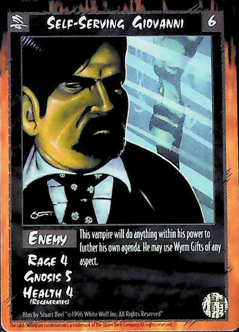 Rage CCG |Self-Serving Giovanni - Legacy of the Tribes | The Nerd Merchant