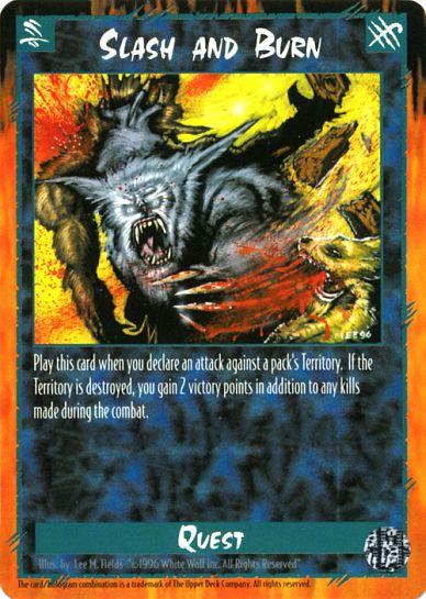 Rage CCG |Slash and Burn - Legacy of the Tribes | The Nerd Merchant