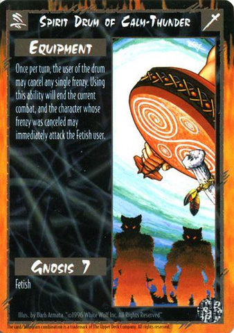 Rage CCG |Spirit Drum of Calm-Thunder - Legacy of the Tribes | The Nerd Merchant