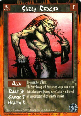 Rage CCG |Surly Redcap - Legacy of the Tribes | The Nerd Merchant