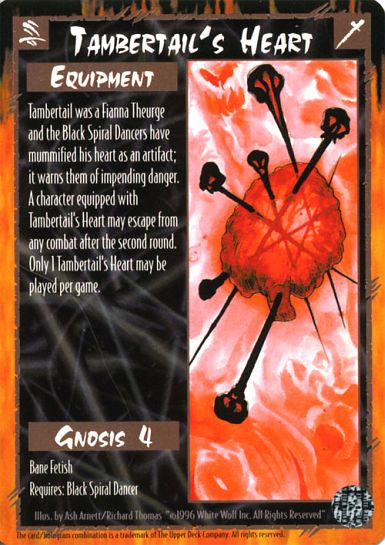 Rage CCG |Tambertail's heart - Legacy of the Tribes | The Nerd Merchant