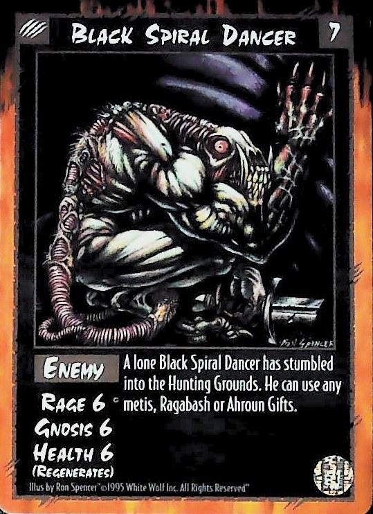 Rage CCG |Black Spiral Dancer - Limited | The Nerd Merchant