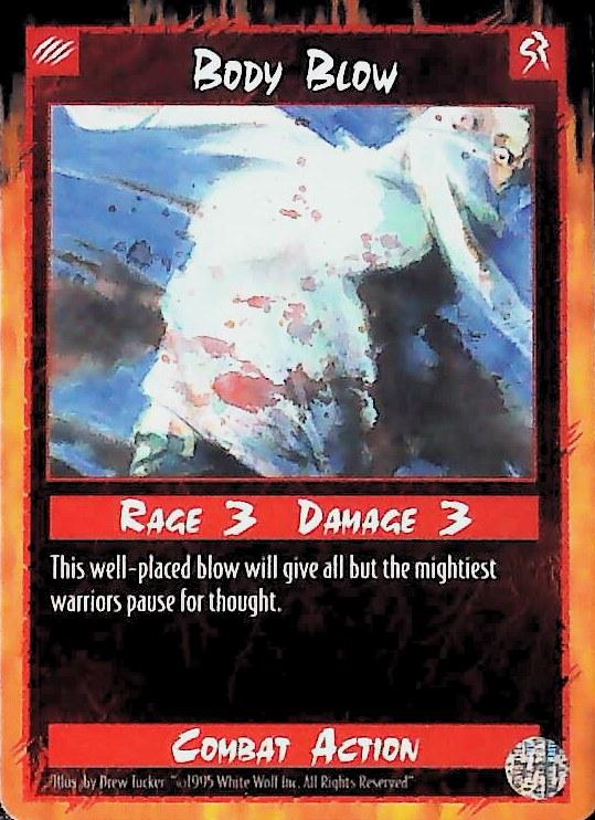 Rage CCG |Body Blow - Limited | The Nerd Merchant