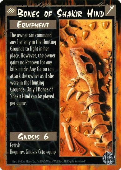 Rage CCG |Bones of Shakir Hind - Limited | The Nerd Merchant