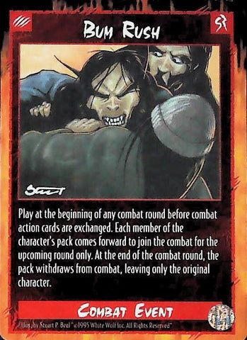 Rage CCG |Bum Rush - Limited | The Nerd Merchant