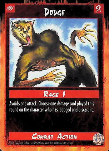 Rage CCG |Dodge - Limited | The Nerd Merchant