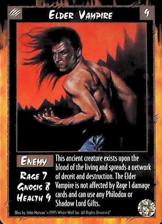 Rage CCG |Elder Vampire - Limited | The Nerd Merchant