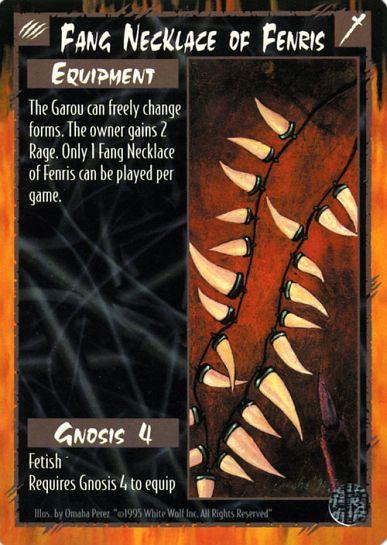 Rage CCG |Fang Necklace of Fenris - Limited | The Nerd Merchant