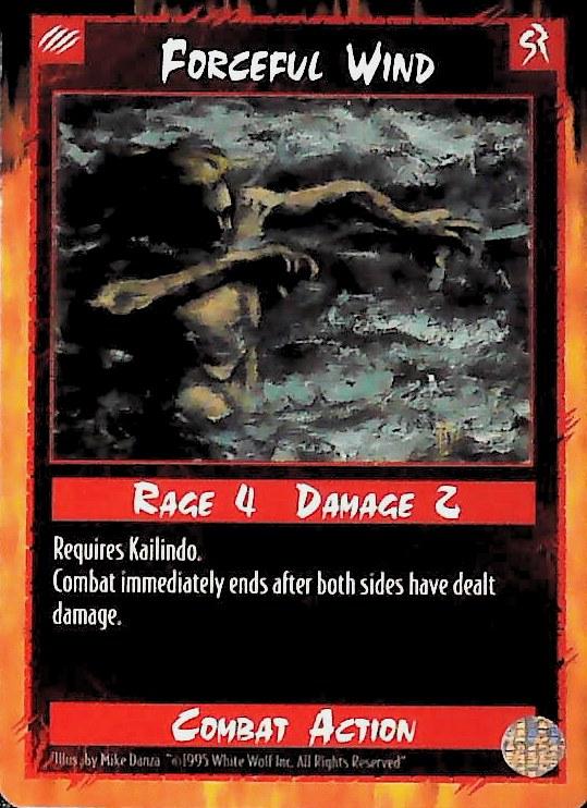 Rage CCG |Forceful Wind - Limited | The Nerd Merchant