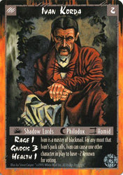 Rage CCG |Ivan Korda - Limited | The Nerd Merchant