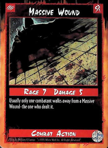 Rage CCG |Massive Wound - Limited | The Nerd Merchant