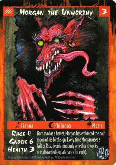 Rage CCG |Morgan the Unworthy - Limited | The Nerd Merchant