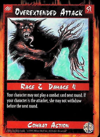 Rage CCG |Overextended Attack - Limited | The Nerd Merchant