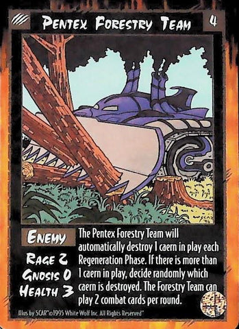 Rage CCG |Pentex Forestry Team - Limited | The Nerd Merchant