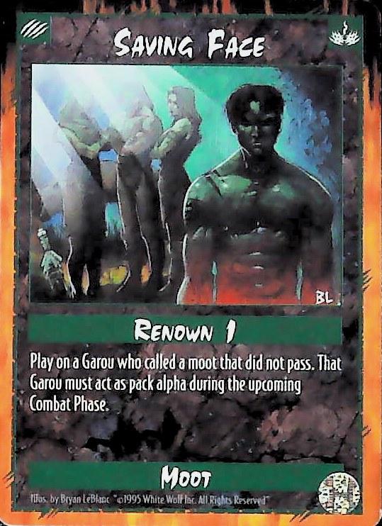 Rage CCG |Saving Face - Limited | The Nerd Merchant