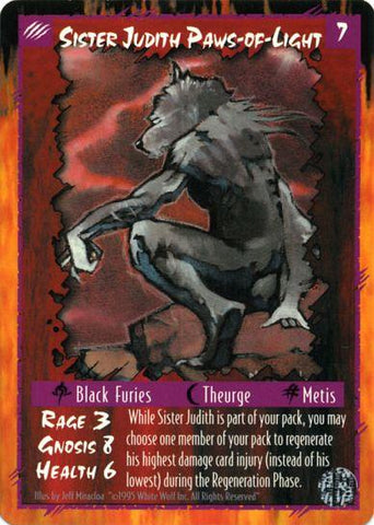 Rage CCG |Sister Judith Paws-of-Light - Limited | The Nerd Merchant