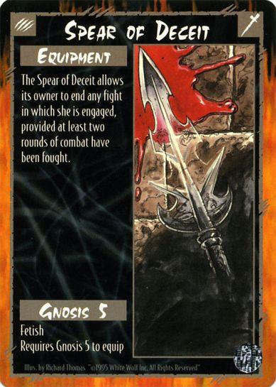 Rage CCG |Spear of Deceit - Limited | The Nerd Merchant